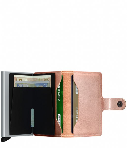 Secrid Card holder Miniwallet Metallic metallic rose silver