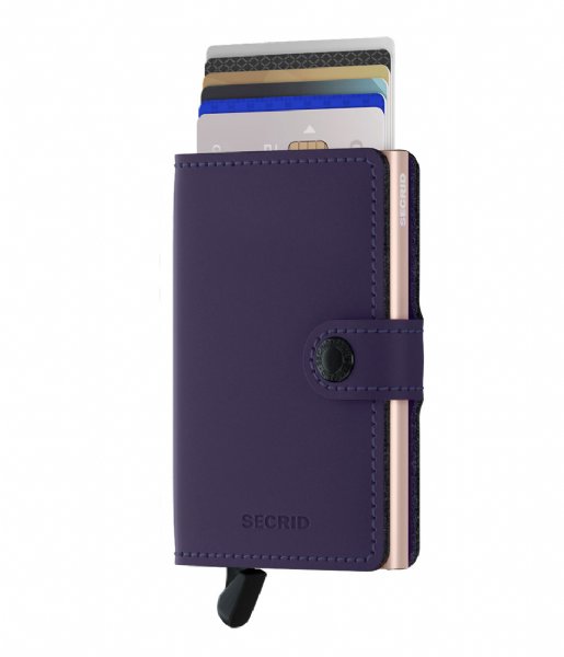 Secrid Card holder Miniwallet Matte purple rose
