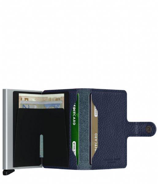 Secrid Card holder Miniwallet Veg navy silver
