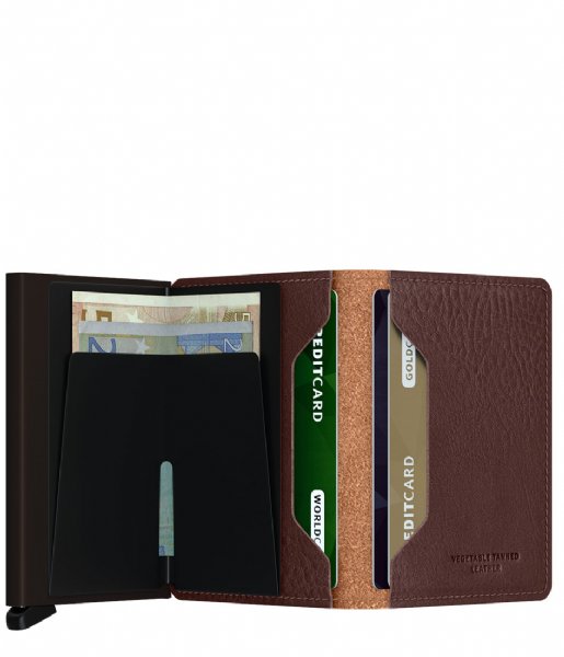 Secrid Card holder Slimwallet Veg espresso brown