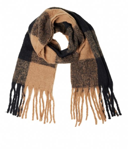 Selected Femme Scarf Tally New Check Scarf Toasted Coconut (4312437)