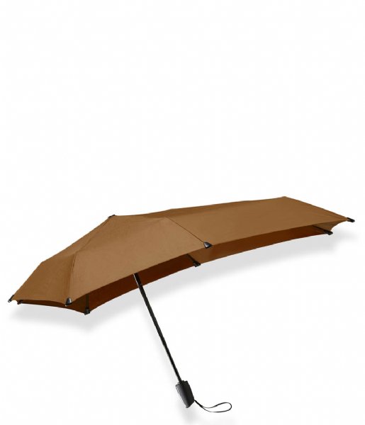 Senz Umbrella Mini Automatic Foldable Storm Umbrella Sudan Brown