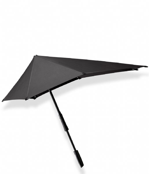 Senz Umbrella Large stick storm umbrella Pure black