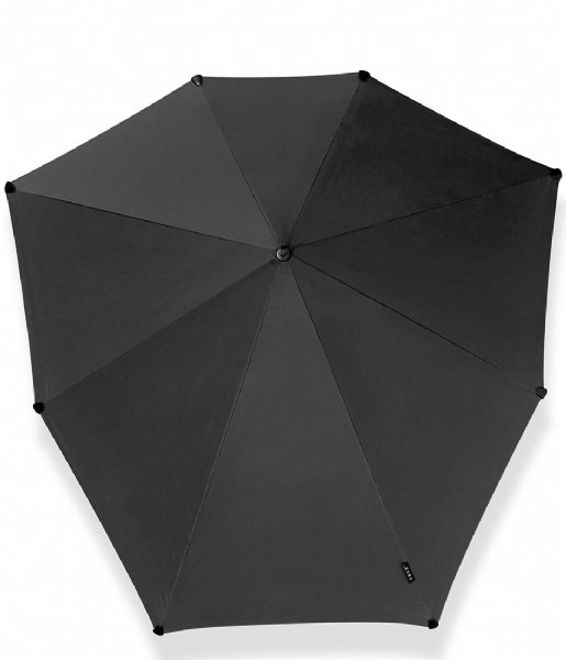 Senz Umbrella Large stick storm umbrella Pure black