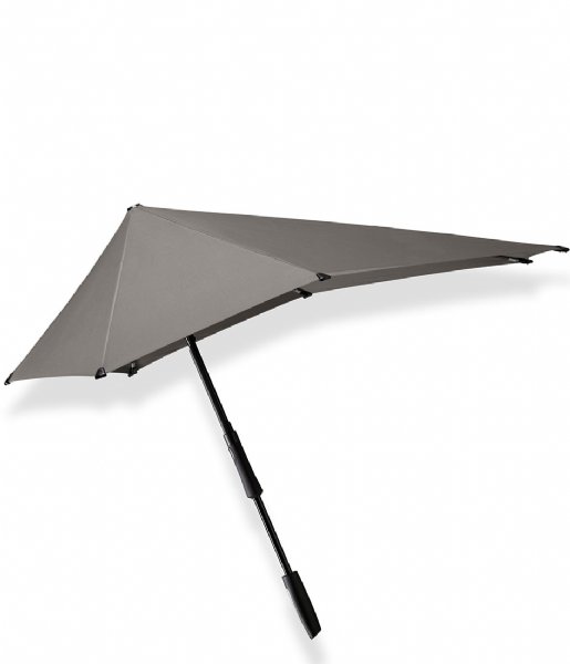 Senz Umbrella Large stick storm umbrella Silk grey