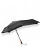 Senz Umbrella Mini Automatic Deluxe foldable storm umbrella Pure black business