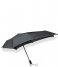 Senz Umbrella Mini Automatic foldable storm umbrella Pure black reflective