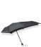 Senz Umbrella Mini foldable storm umbrella Pure black reflective