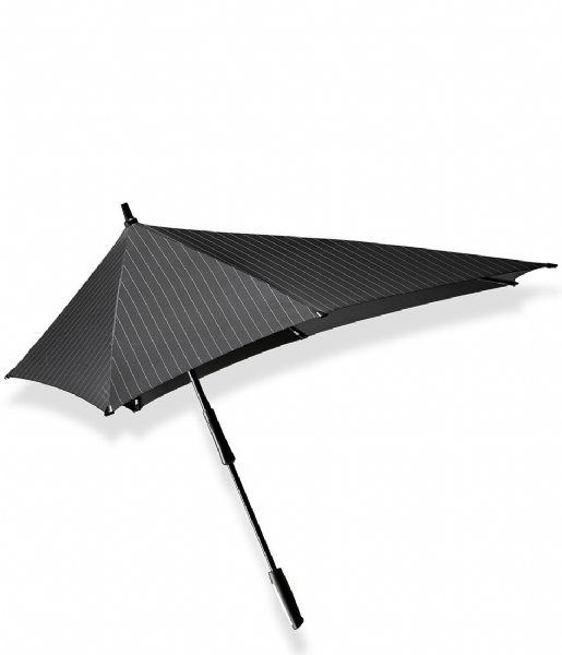 Senz Umbrella XXL stick storm umbrella Pure black business