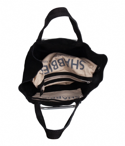 Shabbies  Handbag Medium Suede suede black