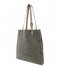 Shabbies  Shoppingbag Waxed Suede Polished  waxed suede green 