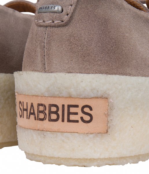 Shabbies Sneaker Lace Up Shoe Suede Suede beige