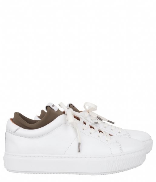Shabbies Sneaker Sneaker Low Smooth white olive