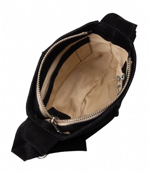 Shabbies Crossbody bag Shoulderbag Small Suede black