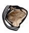 Shabbies Shoulder bag Shoulderbag Large suede With Textile Strap black