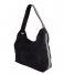 Shabbies Shoulder bag Shoulderbag Large suede With Textile Strap black