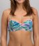 Shiwi Bikini Bandeau Wire Top Bright Jungle D-E multi colour