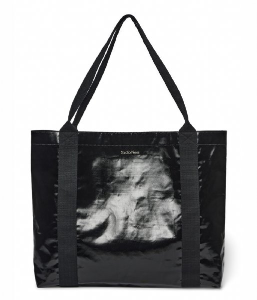 Studio Noos Shopper Black Coated Mom Bag Black