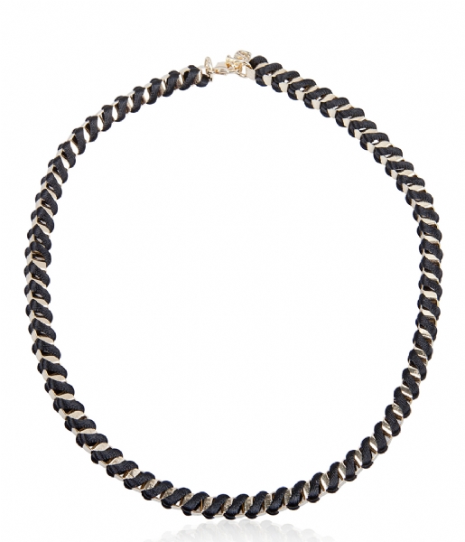 SuperTrash Necklace Nora black & gold