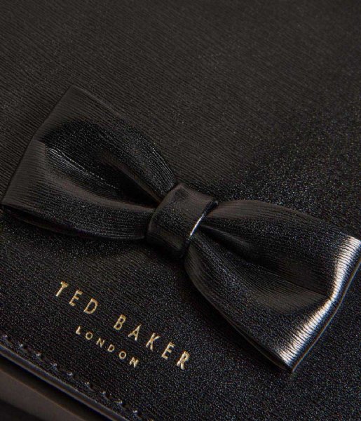 Ted Baker  Baeleen Bow Detail Leather Cross Body Black