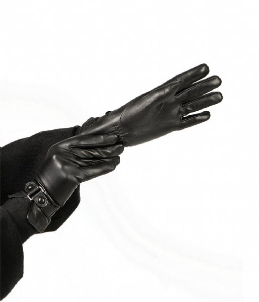 The Little Green Bag  Leather Touchscreen Gloves Sandoy Black (100)