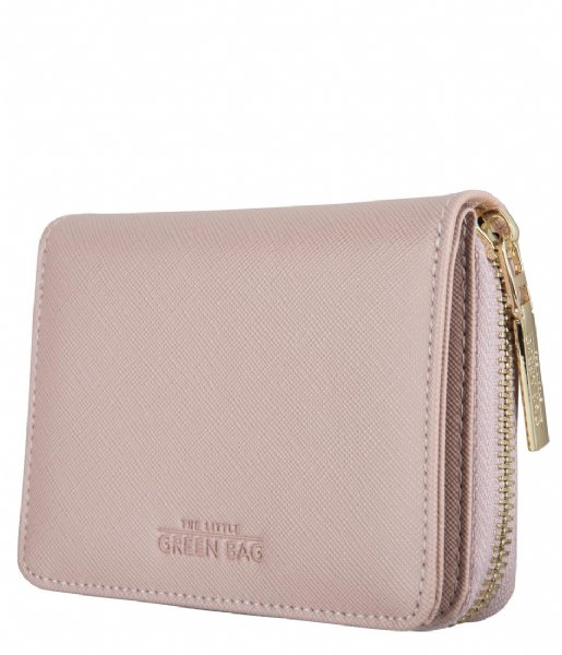 The Little Green Bag Zip wallet Wallet Colm Blush