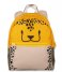 The Little Green Bag Everday backpack Fauna Leopard Geel