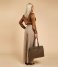 The Little Green Bag Shoulder bag Lorelei Laptop Tote 15.6 Inch taupe