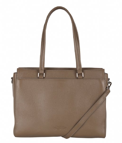 The Little Green Bag Crossbody bag Maple Laptop Tote 13 Inch taupe