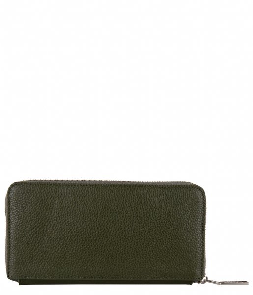The Little Green Bag Zip wallet Pine Purse olive