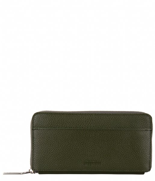 The Little Green Bag Zip wallet Pine Purse olive