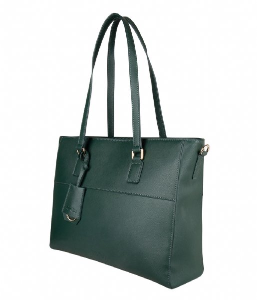 The Little Green Bag Shoulder bag June Laptop Bag 13 Inch emerald