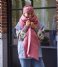 The Little Green Bag Scarf Women Cozy Scarf Pink (640)