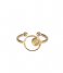 The Little Green Bag Ring Eclipse Ring X My Jewellery gold colored