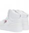 Tommy Hilfiger Sneaker Tommy Jeans Mid Cut Basket White (YBR)