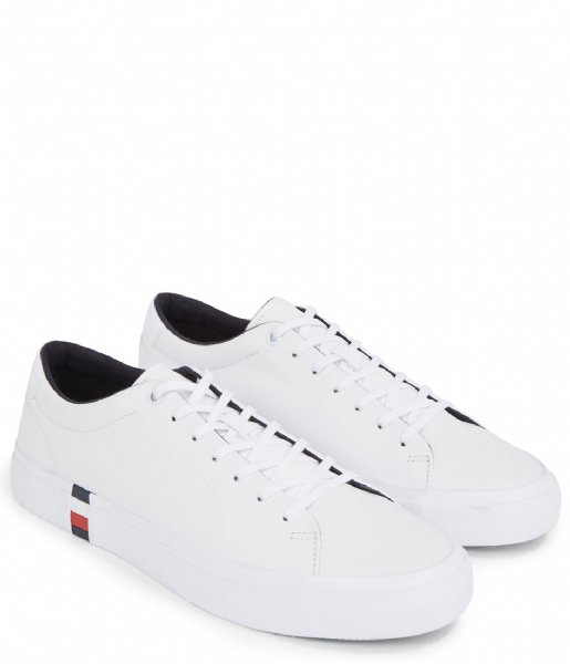 Tommy Hilfiger Sneaker Modern Vulc Corporate Leather White (YBR)