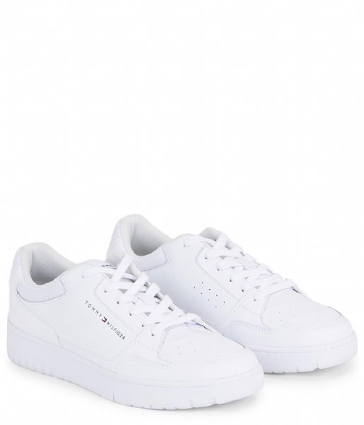 Tommy Hilfiger Sneaker Th Basket Core Leather White (YBS)