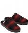 TOMS House slipper Harbor Red Abstract Plaid Red