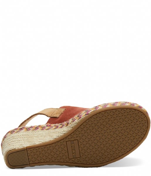 TOMS Sandal Monica Suede red (10013450)