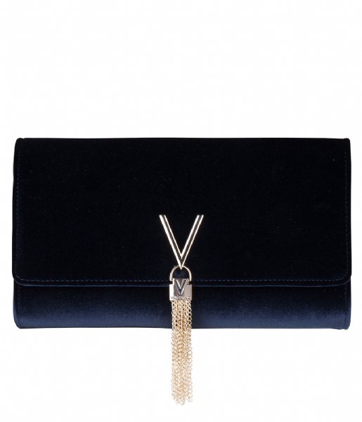 Valentino Bags Crossbody bag Marilyn Clutch Velvet blu