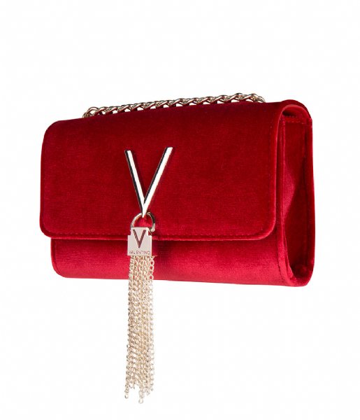 Valentino Bags Crossbody bag Marilyn Clutch Velvet rosso