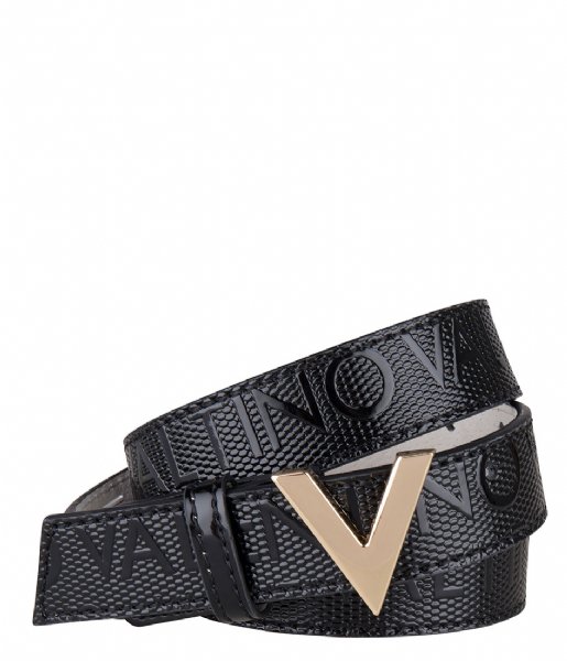 Valentino Bags Belt Serenity Plaque Buckle Belt nero