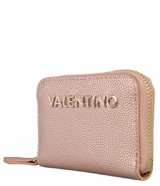 Valentino Bags Zip wallet Divina Portemonnee Oro Rosa