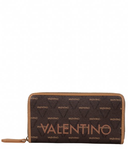 Valentino Bags Zip wallet Liuto Portemonnee Cuoio/Multicolor