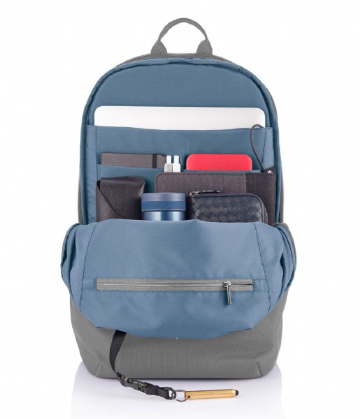 Bobby Bizz anti-theft backpack & briefcase, blue | XD Connects