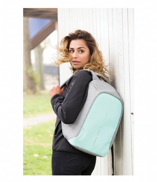 XD Design Anti-theft backpack Bobby Compact Anti Theft Backpack 14 Inch mint green (537)
