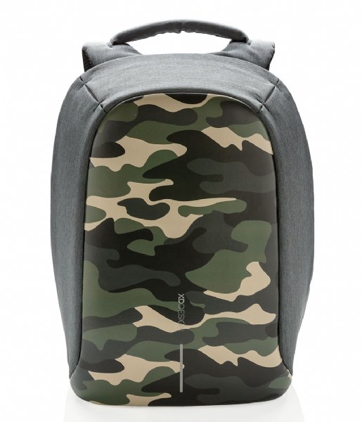 XD Design Anti-theft backpack Bobby Compact Anti Theft Backpack 14 Inch camouflage green (657)