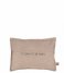 Zusss Decorative pillow Kussen It'S Oke To Be Happy 35X25cm Taupe (1510)