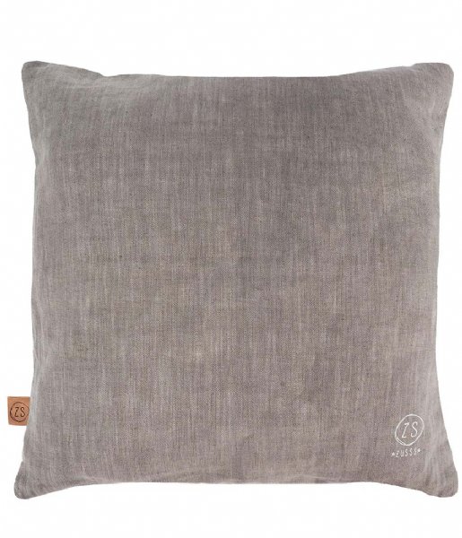 Zusss Decorative pillow Kussen Gezicht 45X45cm Warm Grijs