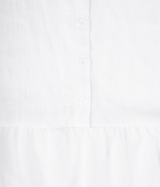 Zusss Dress Korte Strokenjurk Off White (0513)